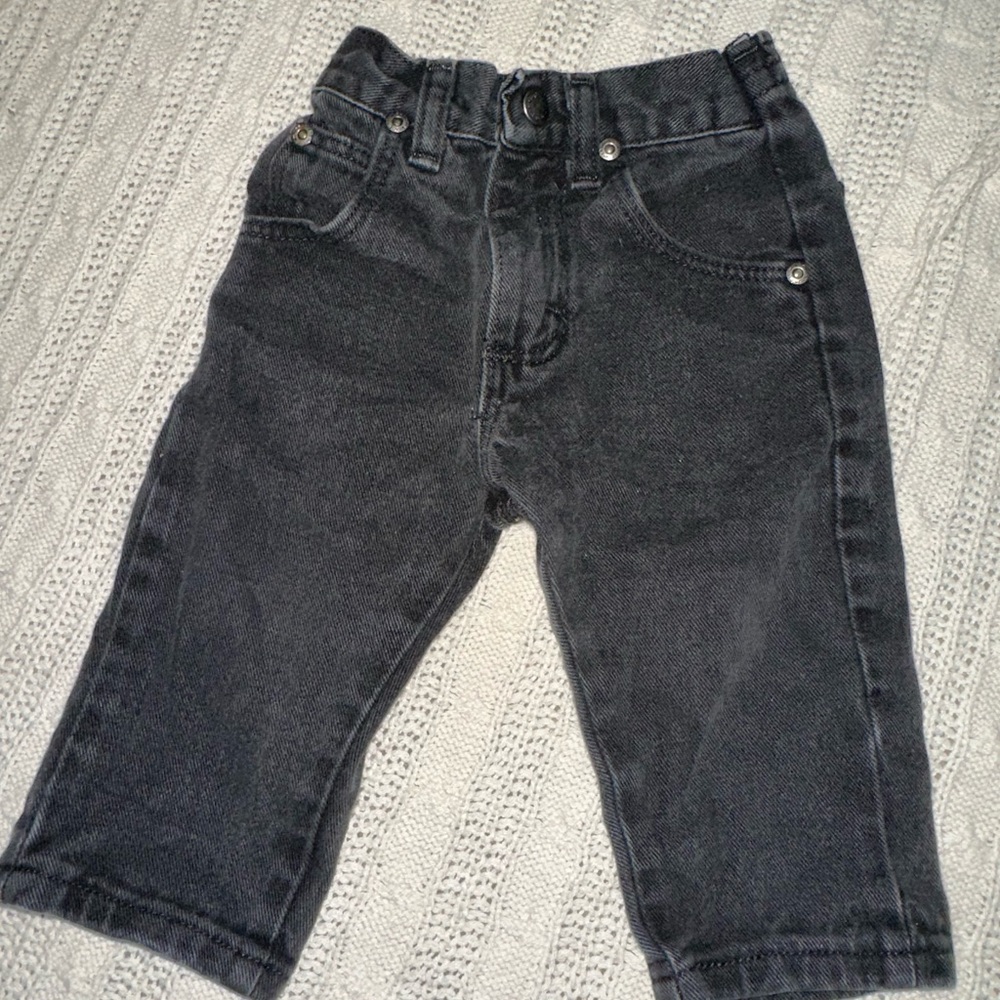 Wrangler Boys Black Denim Jeans